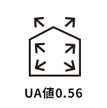 UA値0.56