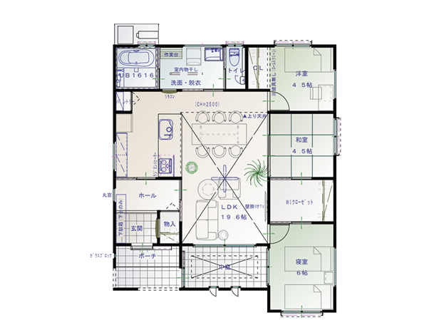 ラグジュアリープラン間取り